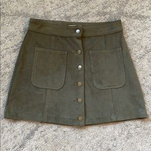 Altar’d State Olive Skirt